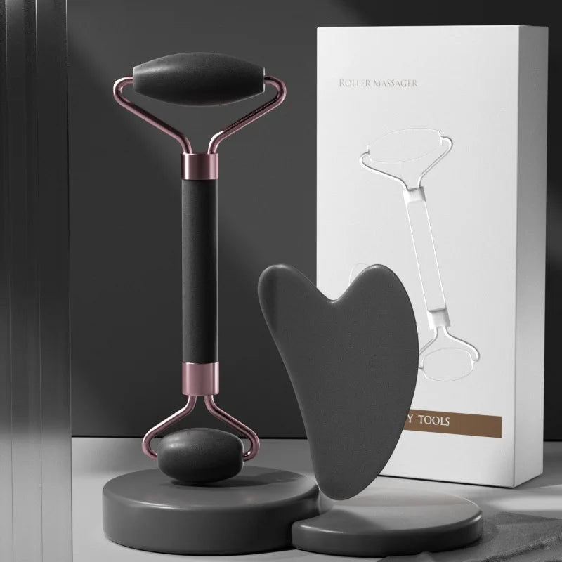 White Youthful Contour: Dual Roller & Gua Sha Set